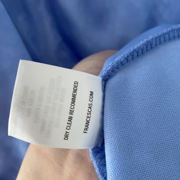 Francescas Womens S Periwinkle Dress Blue Purple Lace Open Back Small - Picture 8 of 8